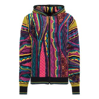 Carlo Colucci Vest met capuchon - Heren - Truien - Veelkleurig - Maat: XS Wol