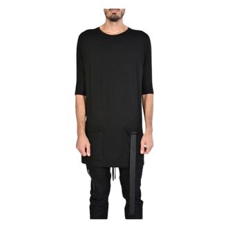 La Haine Inside Us Tops, Heren, Zwart, M, Casual T-shirt met Ronde Hals en Voorzakken