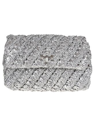 Tory Burch Kira Woven Small Convertible Shoulder Bag