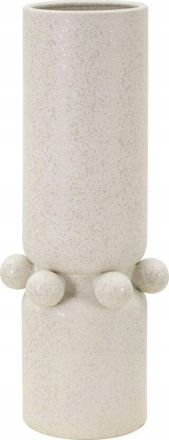 Mauro Ferretti Jarr&oacute;n Ferretti Bubbles Cer&aacute;mica Crema 41 Cm