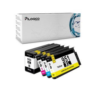 OEM Hp 950xl/951 Combo Pack 4 Cartuchos De Tinta Negra Cian Magenta Amarilla