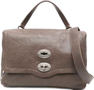 Zanellato Postina Tabacco Baby Leather Handbag