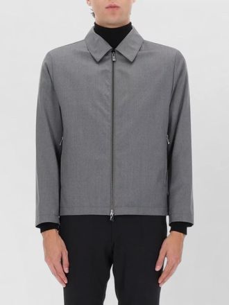 HUGO BOSS virgin wool slim-fit lightweight jacket