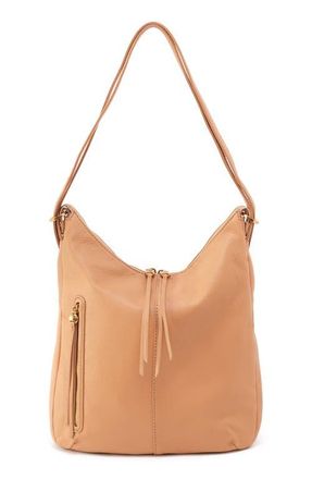 Hobo Merrin Leather Convertible Backpack in Sandstorm at Nordstrom