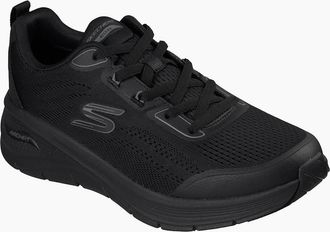 Skechers Mens Skechers Arch Fit 3.0 Prawsper Textile Mens Black Mesh/Tpu Trainers - Size: 12