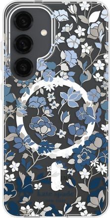 Kate Spade New York Protective Hardshell Case with Magnet for Samsung Galaxy S25 in Blue at Nordstrom