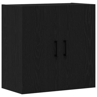 vidaXL Mueble De Pared Montaje En La Pared Roble Negro 60 X 31 X 60 Cm Vidaxl