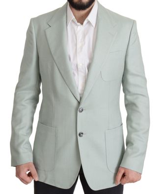Dolce & Gabbana Groene Kasjmier Heren Blazer Heren Jacket