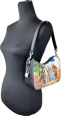 Marc Jacobs Wizard of Oz Print Leather Crossbody Bag - Gold