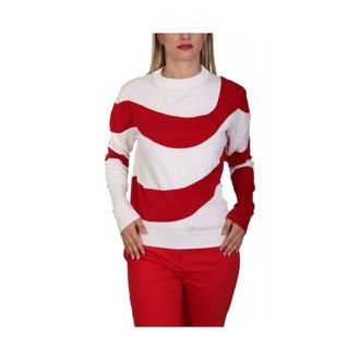 Marella Sweatshirts & Hoodies > Sweatshirts - Dames - Ronde hals truien - Wit - S - Truien & Vesten