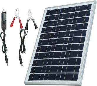 OEM Kit De Panel Solar Policristalino De Alta Eficiencia De 60 W Cc 5/18 V, Resistente Al Agua Ip65, Con 1 Cable De Salida De Cc Con Pinza De Cocodrilo, 1