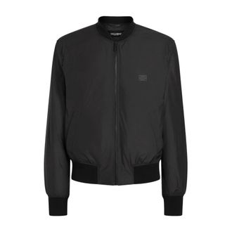 Dolce & Gabbana Jassen, Heren, Zwart, L, Zwarte Herenjassen