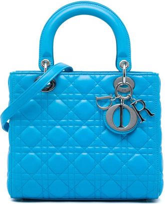 Dior Pre-owned Dior Medium Lambskin Cannage Lady Dior Ladies 9YWR04WCKAT0C58P