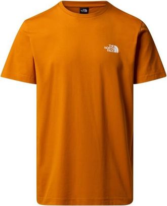 The North Face S/S Simple Dome Tee T-Shirt für Herren | orange