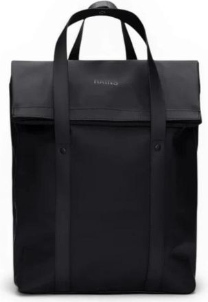 Rains 2 Way Tote Rugzak - unisex - Rugzakken - Zwart - ONE Size - Polyester - Tassen