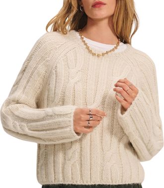 Velvet Marina Sweater In Ivory