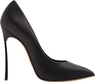 Casadei Blade Twenties - Dames - Pumps - Zwart - 40 EU - Satijn - Schoenen