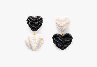 Kate Spade New York Heart You Beaded Double Drop Earrings