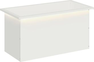 vidaXL Jardinera Para Jard&iacute;n Con Luces Led Blanco 40 X 80 X 40 Cm Vidaxl