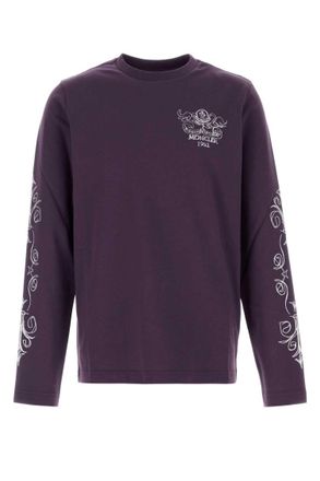 Moncler Purple Crew Neck T-Shirt
