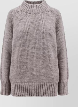 Maison Margiela alpaca wool oversized high neck jumper
