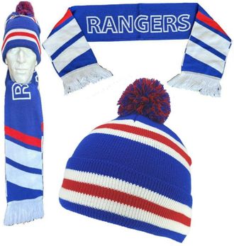 Generic B.U.L Man United, Newcastle, Liverpool, Celtic, City, Rangers Supporters Match Day Football Hat & Scarf Set For Supporters Fans *Fantastic Gift Idea* 