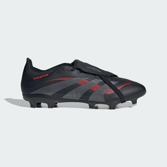 adidas adidas Performance Unisex Predator League Fold-Over Tongue Firm/Multi-Ground Boots - Black/Dark Grey - Size UK 11