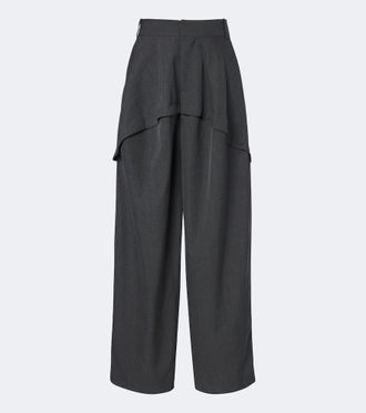 Loewe Pantaloni a gamba larga in lana