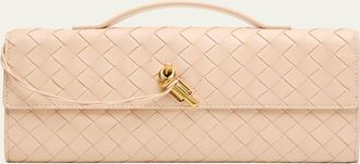 Bottega Veneta Long Andiamo Clutch Bag with Handle