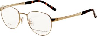 Porsche Design Unisex 52 mm Gold Opticals