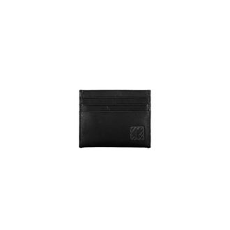 Calvin Klein Wallets & Cardholders, male, Black, ONE SIZE, Sleek Leather Card Holder