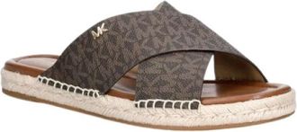 Michael Kors Mules - Dames - Sandalen - Bruin - 39 EU - Schoenen