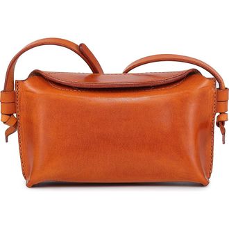 OLD TREND Snapper Genuine Leather Vintage Everyday Crossbody in Caramel at Nordstrom