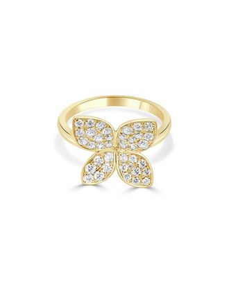 Sabrina Designs 14K 0.62 Ct. Tw. Diamond Flower Ring