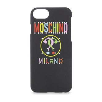 Moschino Phone Accessories, female, Black, Size: ONE SIZE Black Cover for Stylish Protection