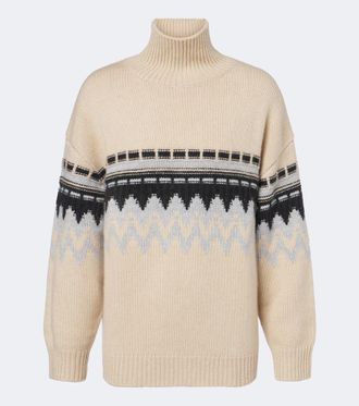 Jardin Des Orangers Fair Isle cashmere sweater