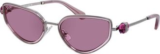 Swarovski Womens Sk7027 56Mm Sunglasses