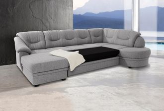 Sit&more Wohnlandschaft »Savoni U-Form« wahlweise mit Bettfunktion