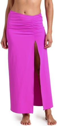 La Blanca Island Goddess Side Slit Cover-Up Skirt in Violet at Nordstrom, Size X-Small