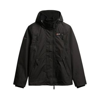 Superdry Cortavientos de Monta&ntilde;a con Capucha - Jackets - Hombre - Negro - XL
