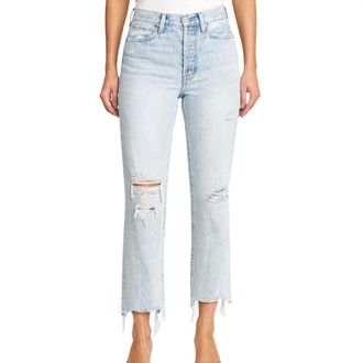 Pistola Denim Charlie High Rise Jean In Hysteria Distressed