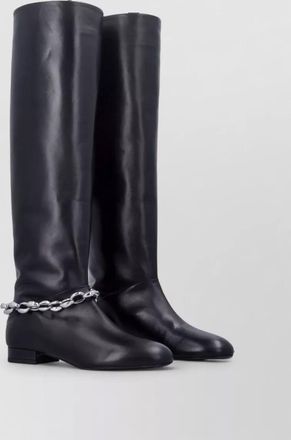 by FAR leather knee-high boots