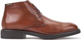 Mephisto Tiberio Supreme Heren Leren Laarzen - Heren - Veterlaarzen - Bruin - 46 1/2 EU - Leer - Schoenen