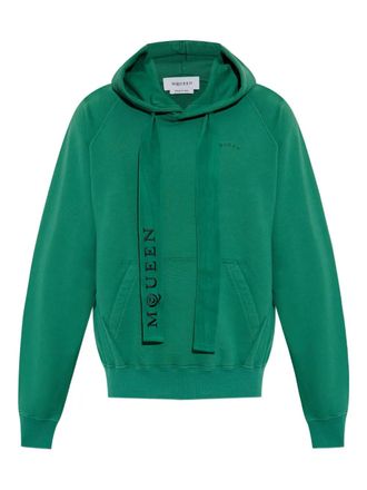 Alexander McQueen cotton hoodie - Green