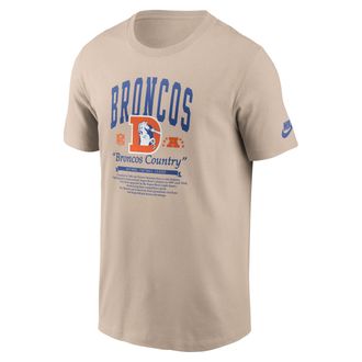 Nike Denver Broncos Rewind Nike Mens NFL T-Shirt in Brown | N19905Y8WV-Y1Q