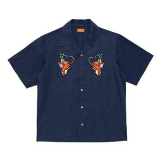 Human Made x Pokemon Made Aloha Shirt Navy XX31SH001-NVY