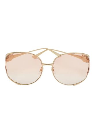 Gucci round-shape sunglasses - Gold