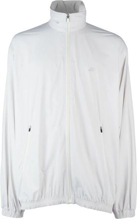 Balenciaga Logo-print Track Jacket - Heren - Zomerjassen - Wit - S - Jassen