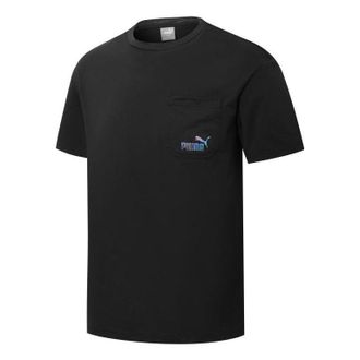 Puma Skb Pocket Logo Tee Black 671962-01