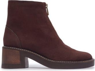 Bernardo Tess Front Zip Bootie in Espresso at Nordstrom, Size 6.5